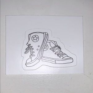 converse sticker from red bubble:)